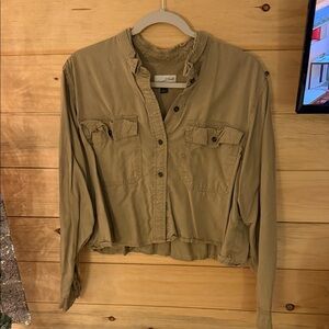 Universal Thread Olive Button-Down Shirt